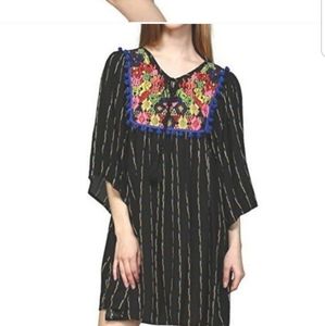 Embroidered Tunic Dress Plus